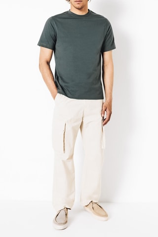 Biologisch Katoenen T-shirt Regular - Kaki