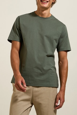 Biologisch Katoenen T-shirt Regular - Kaki