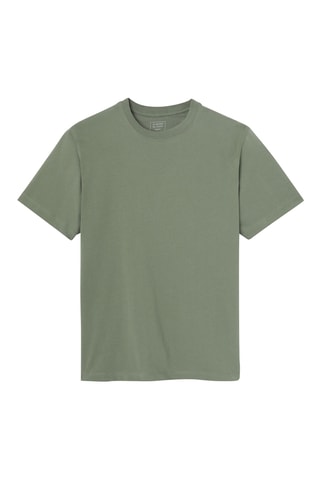 Biologisch Katoenen T-shirt Regular - Kaki