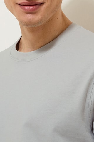 Biologisch Katoenen T-shirt Regular - Lichtgrijs
