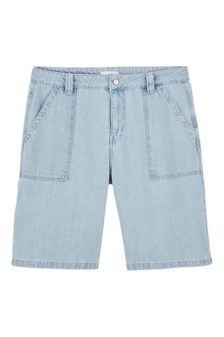 Jeansbermuda - Blauw