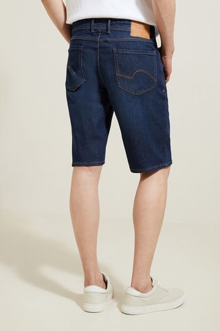 Jeansbermuda - Blauw