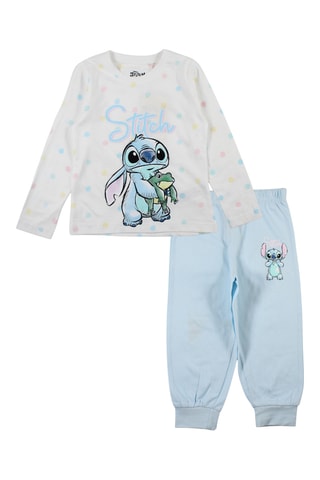 Pyjama Stitch Lilo et Stitch Disney  - Blanc et bleu