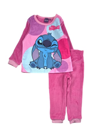 Pyjama en velours Stitch Lilo & Stitch Disney  - Bleu, violet et rose