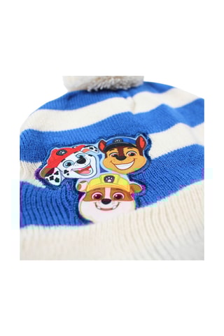 Bonnet à pompon Pat’ Patrouille  - Blanc et bleu