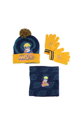 Ensemble 3 pièces Naruto - Bleu et jaune