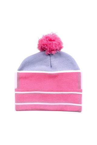Bonnet à pompon Stella et Everest Pat’ Patrouille  - Blanc, rouge et rose