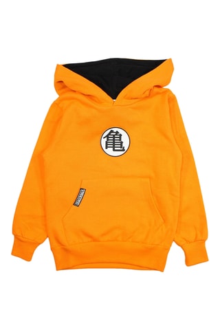 Sweat polaire Son Goku Dragon Ball - Jaune et orange