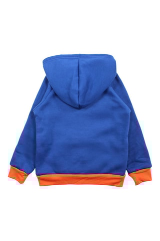 Sweat à capuche garçon Dragon Ball Super - Bleu et orange