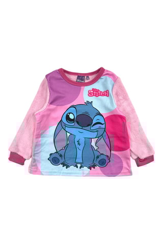 Pyjama en velours Stitch Lilo & Stitch Disney  - Bleu, violet et rose