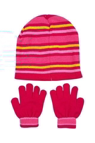 Bonnet et gants Princesses Disney  - Rouge, bleu et jaune