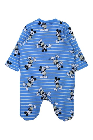 Grenouillère Mickey Disney  - Blanc, noir et bleu