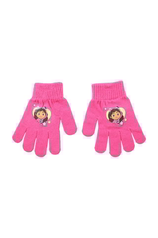 Bonnet et gants Gabby et la Maison Magique  - Rose