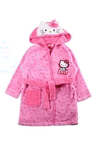 Peignoir à capuche Hello Kitty - Rose - Rose