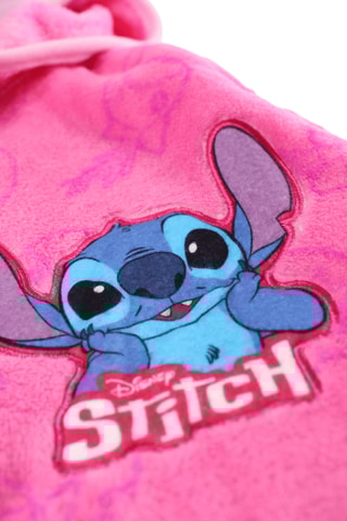 Peignoir à capuche Stitch Lilo & Stitch Disney - Rose - Rose