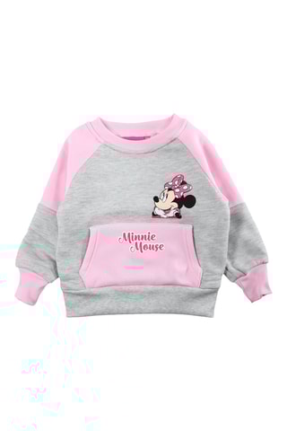 Sweat et jogging Minnie Disney - Gris clair chiné - Gris