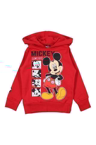 Sweat à capuche Mickey Disney - Rouge - Rouge