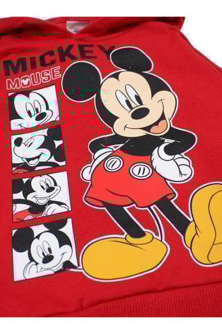 Sweat à capuche Mickey Disney - Rouge - Rouge