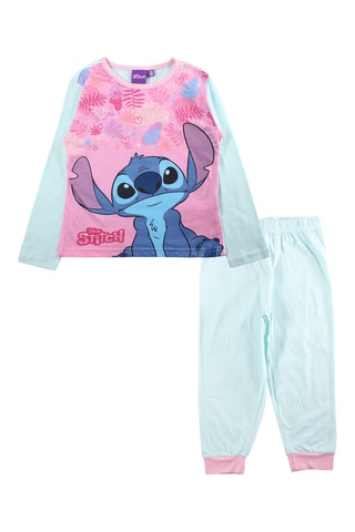 Pyjama Stitch Lilo & Stitch Disney - Ciel et rose - Bleu