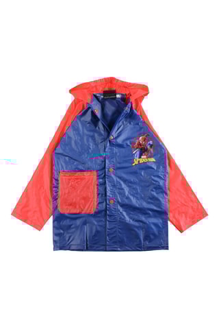 Imperméable à capuche Spiderman Avengers Marvel - Bleu marine - Rouge