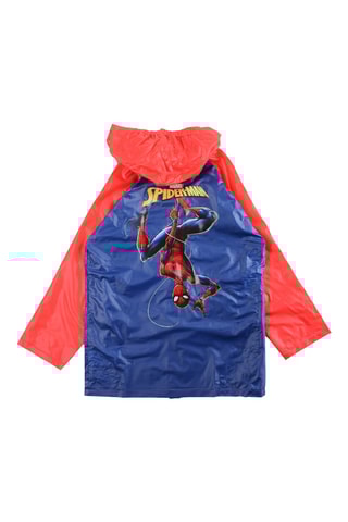 Imperméable à capuche Spiderman Avengers Marvel - Bleu marine - Rouge