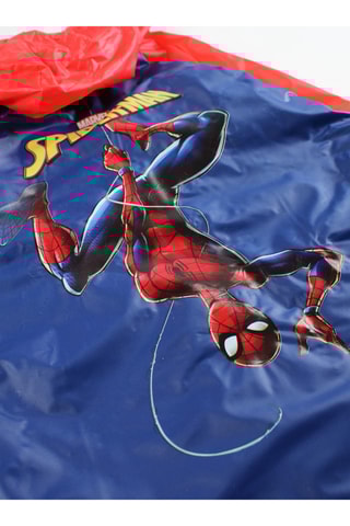 Imperméable à capuche Spiderman Avengers Marvel - Bleu marine - Rouge