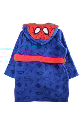 Peignoir à capuche Spiderman Avengers Marvel - Bleu - Bleu