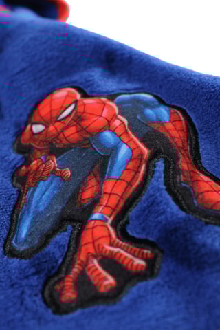 Peignoir à capuche Spiderman Avengers Marvel - Bleu - Bleu