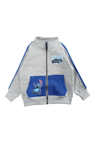 Sweat Lilo & Stitch Disney - Gris clair chiné - Gris