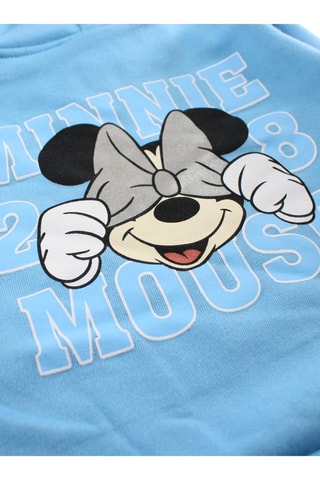 Sweat à capuche Minnie Disney - Bleu clair - Bleu