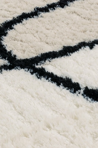 Tapete Lasso - Bege e preto