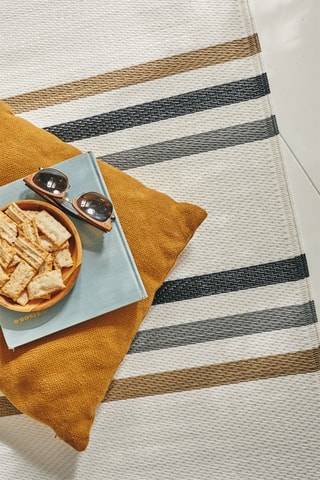 Tapete Capri - Preto e branco