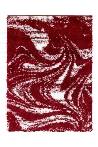 Tapete Oslo Vermelho e branco