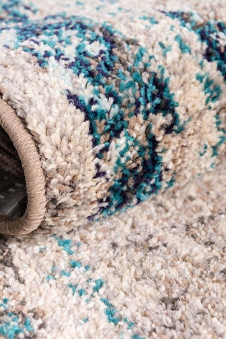 Tapete Anatolia Azul e cinzento