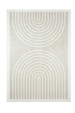 Tapete Grege 751 Bege e branco