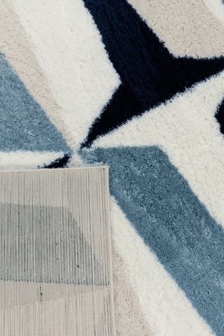 Tapete Karena - Azul e bege