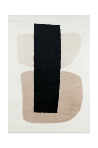 Tapete Karena Bege e preto