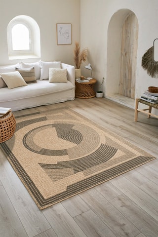 Tapete Nature - Bege e preto