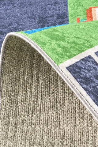 Tapete Happy - Verde e azul