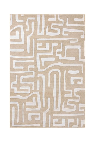 Tapete Garden - Bege e branco