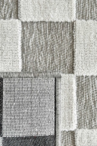 Tapete Garden - Cinzento e branco