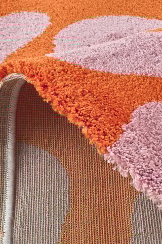 Tapete Groovy - Laranja e rosa