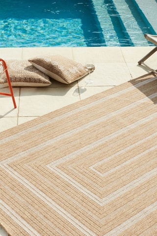 Tapete Nature - Bege e branco