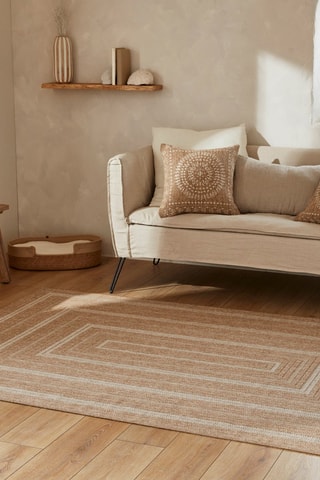 Tapete Nature - Bege e branco