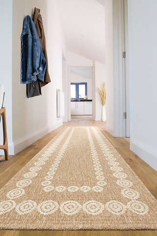 Tapete Nature - Bege e branco