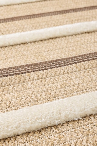 Tapete Palma - Bege e branco