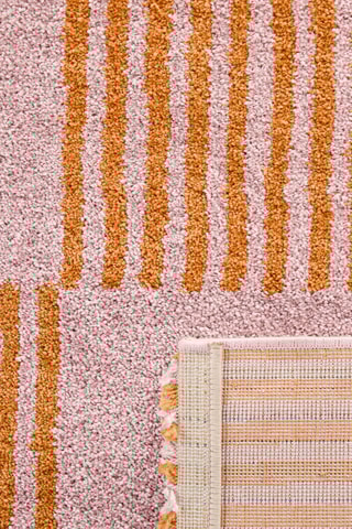 Tapete Groovy - Rosa e vermelho