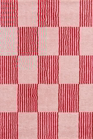 Tapete Groovy - Rosa e vermelho