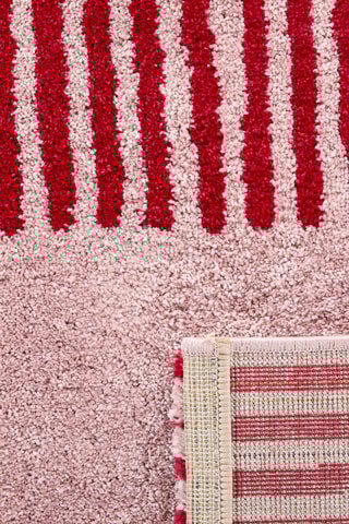 Tapete Groovy - Rosa e vermelho