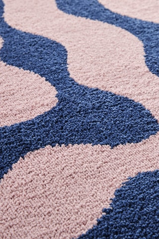 Tapete Groovy - Rosa e azul